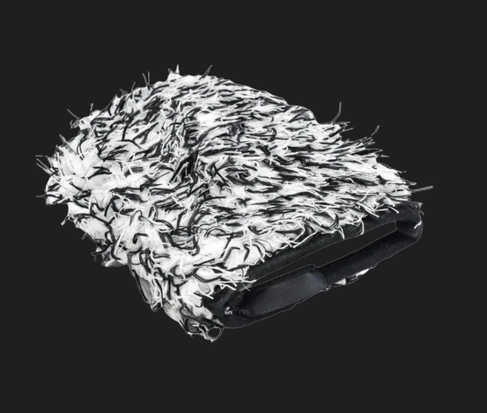 Microfiber wheel wash mitt